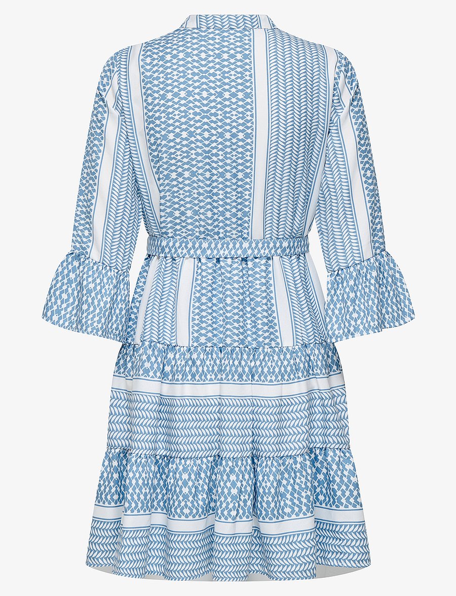 ONLY - ONLATHENA LIFE 3/4 SHORT DRESS WVN NOOS - sommerkleider - coronet blue - 2