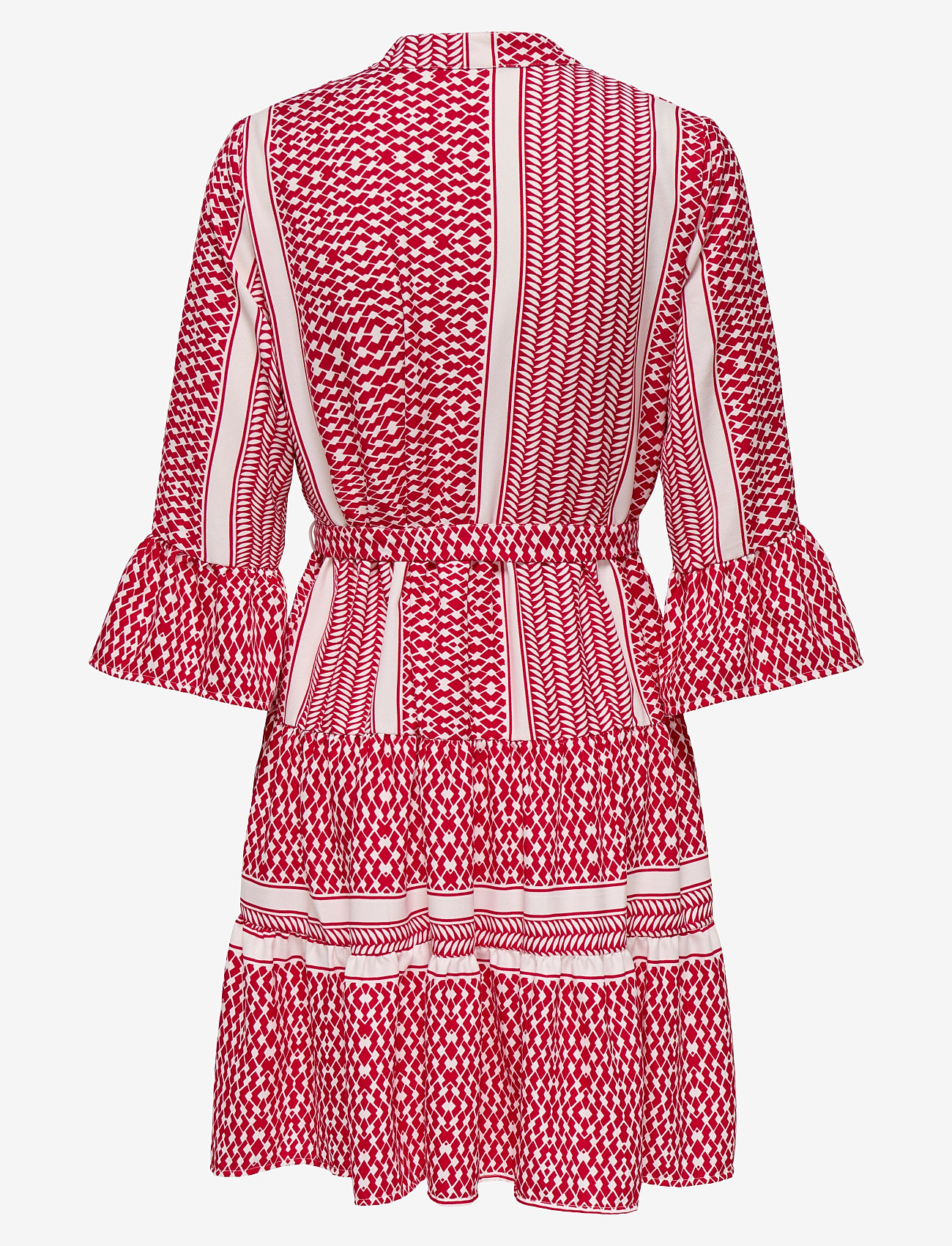 ONLY - ONLATHENA LIFE 3/4 SHORT DRESS WVN NOOS - summer dresses - salsa - 2