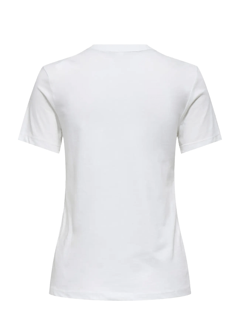 ONLY - ONLXMAS LIFE YRSA CHRISTMAS S/S TOP JRS - cloud dancer - 1