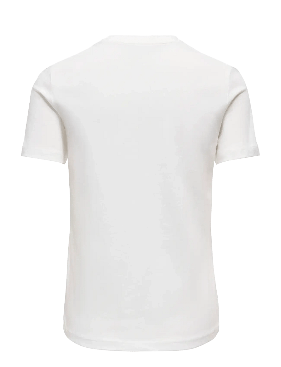 ONLY - ONLXMAS YRSA CHRISTMAS S/S TOP JRS - t-shirts - cloud dancer - 1