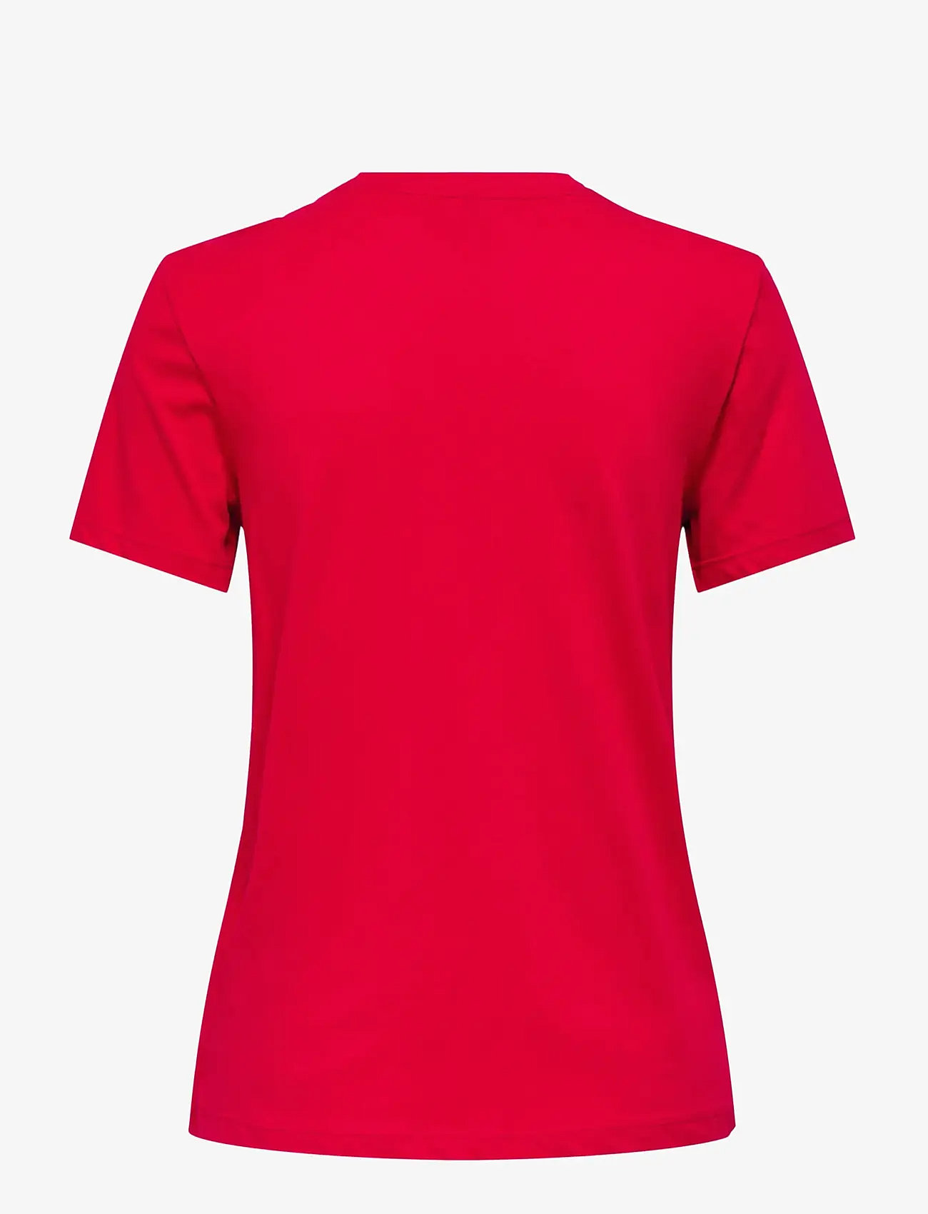 ONLY - ONLXMAS LIFE YRSA CHRISTMAS S/S TOP JRS - t-särgid - urban red - 1