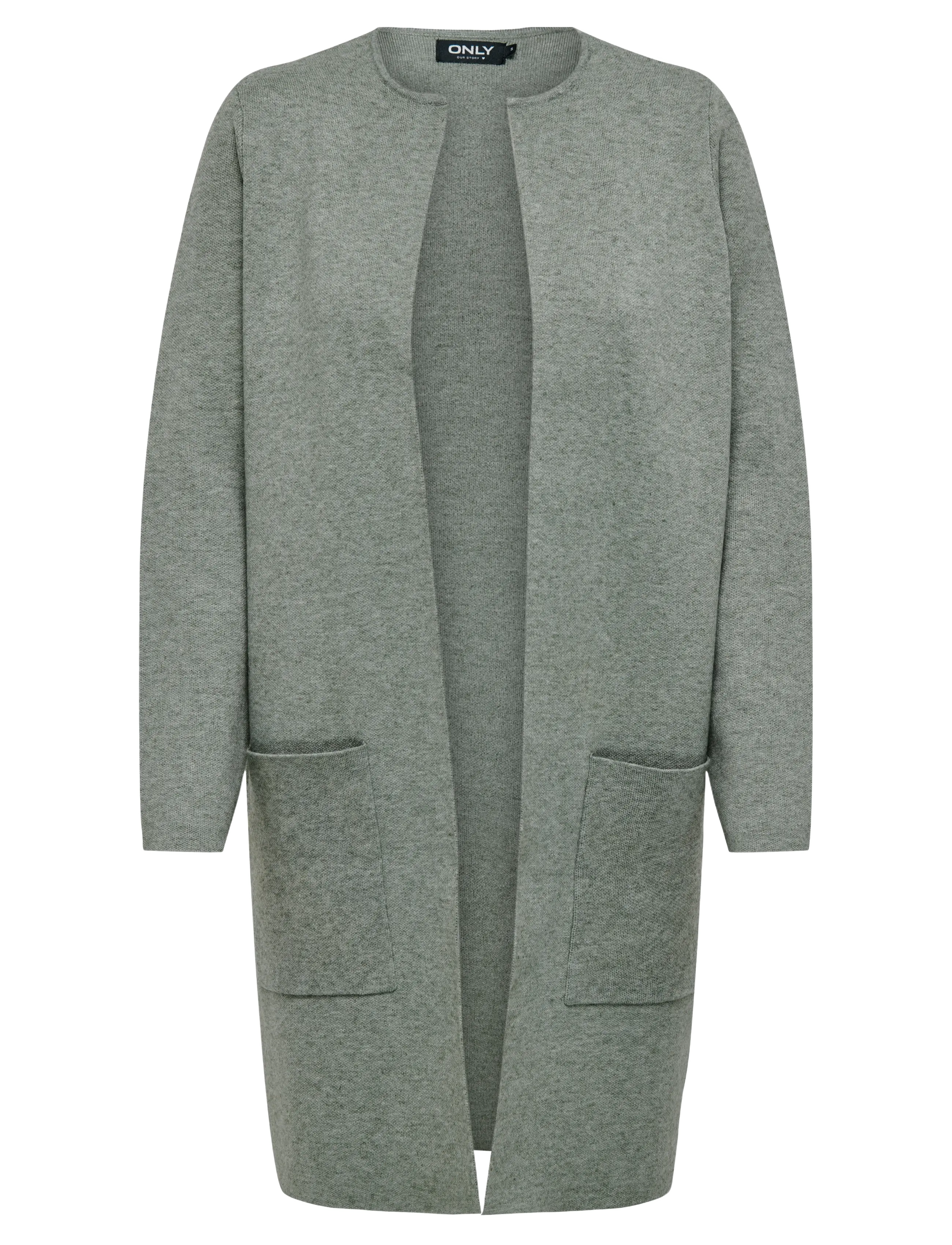 ONLY ONLRIVER L/S LONG CARDIGAN KNT NOOS - Cardigans - AGAVE GREEN / green