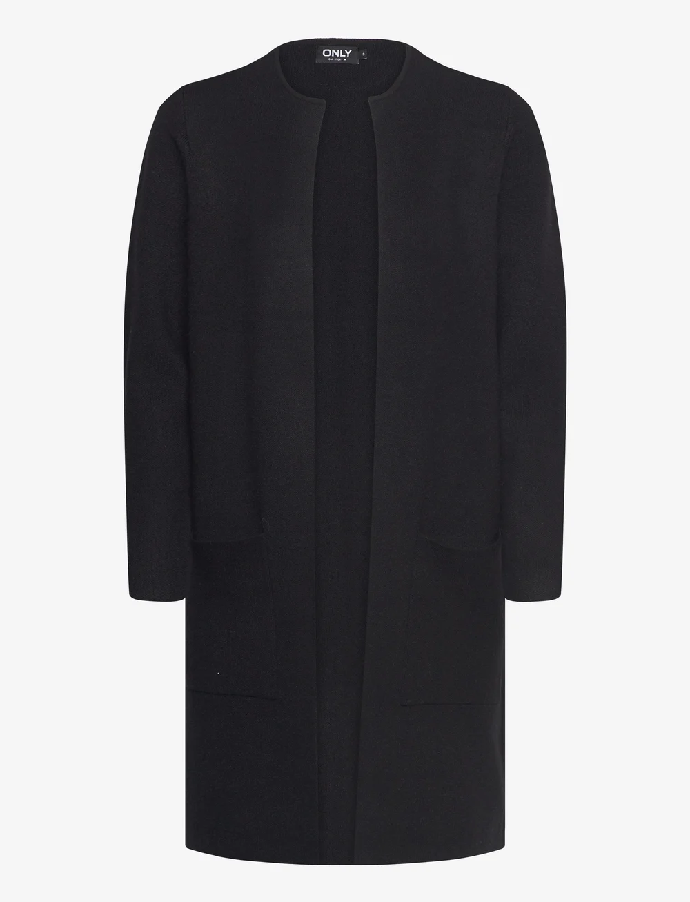 ONLY - ONLRIVER L/S LONG CARDIGAN KNT NOOS - cardigans - black - 0