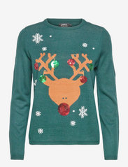 ONLXMAS EXCLUSIVE REIND PULLOVER EX KNT - GREEN GABLES
