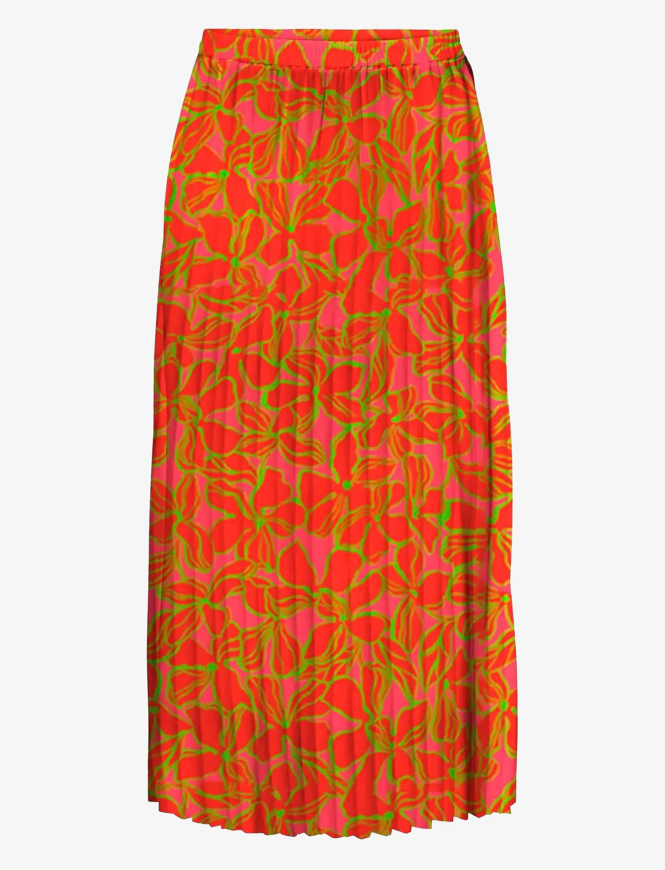 ONLY Onlalma Life Poly Plisse Skirt Aop – midi rokken – winkel bij