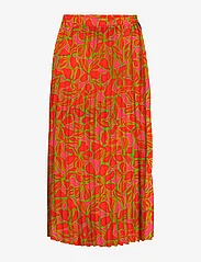 ONLY - ONLALMA LIFE POLY PLISSE SKIRT AOP PTM - lowest prices - hot coral - 0