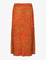 ONLY - ONLALMA LIFE POLY PLISSE SKIRT AOP PTM - lowest prices - hot coral - 1