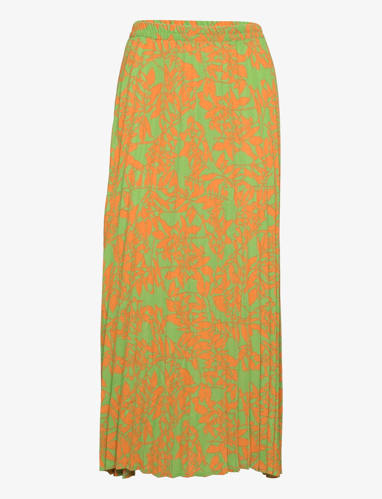 ONLY - ONLALMA LIFE POLY PLISSE SKIRT AOP PTM - lowest prices - vibrant green - 0