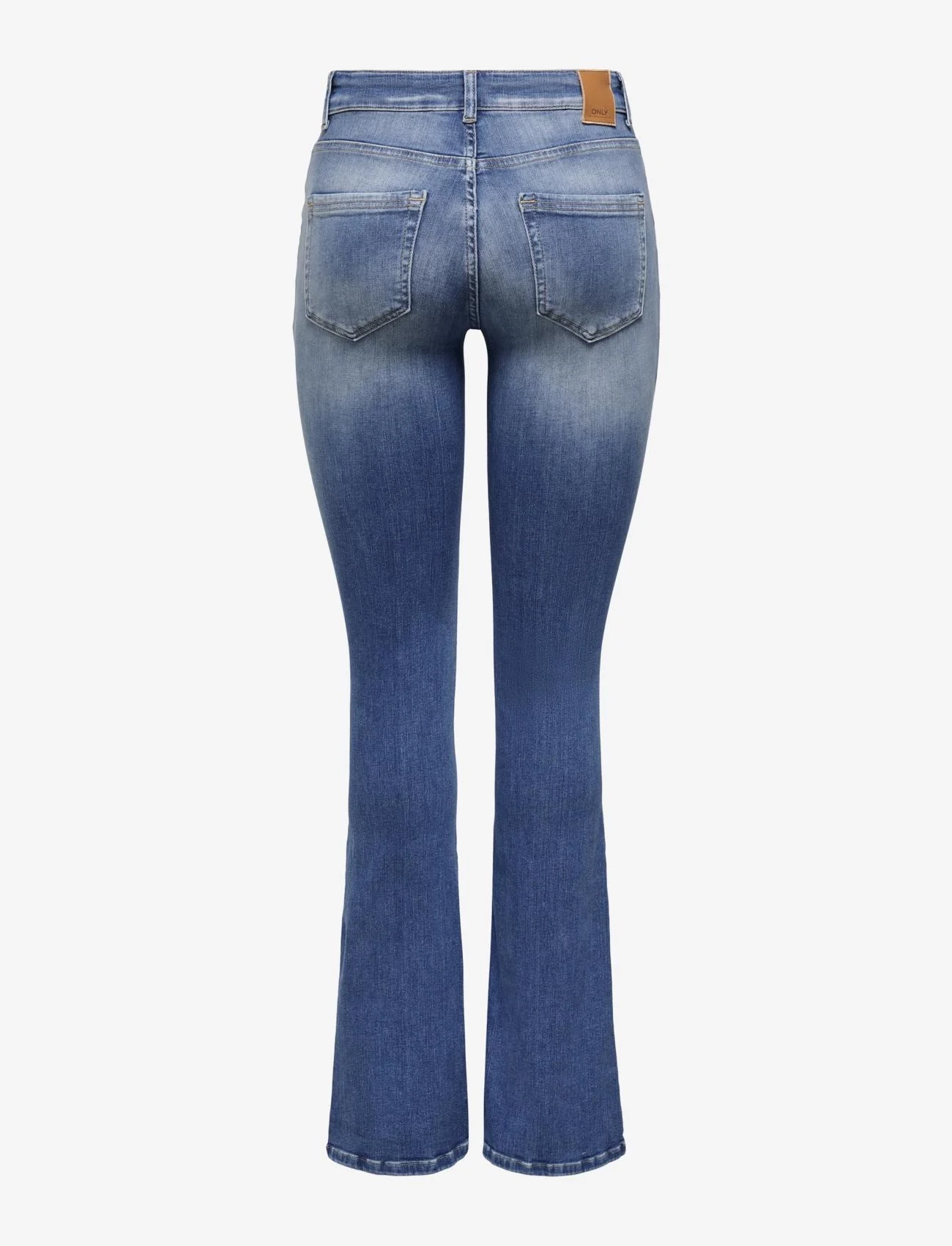 ONLY - ONLBLUSH MID FLARED REA1319 NOOS - utsvängda jeans - medium blue denim - 1
