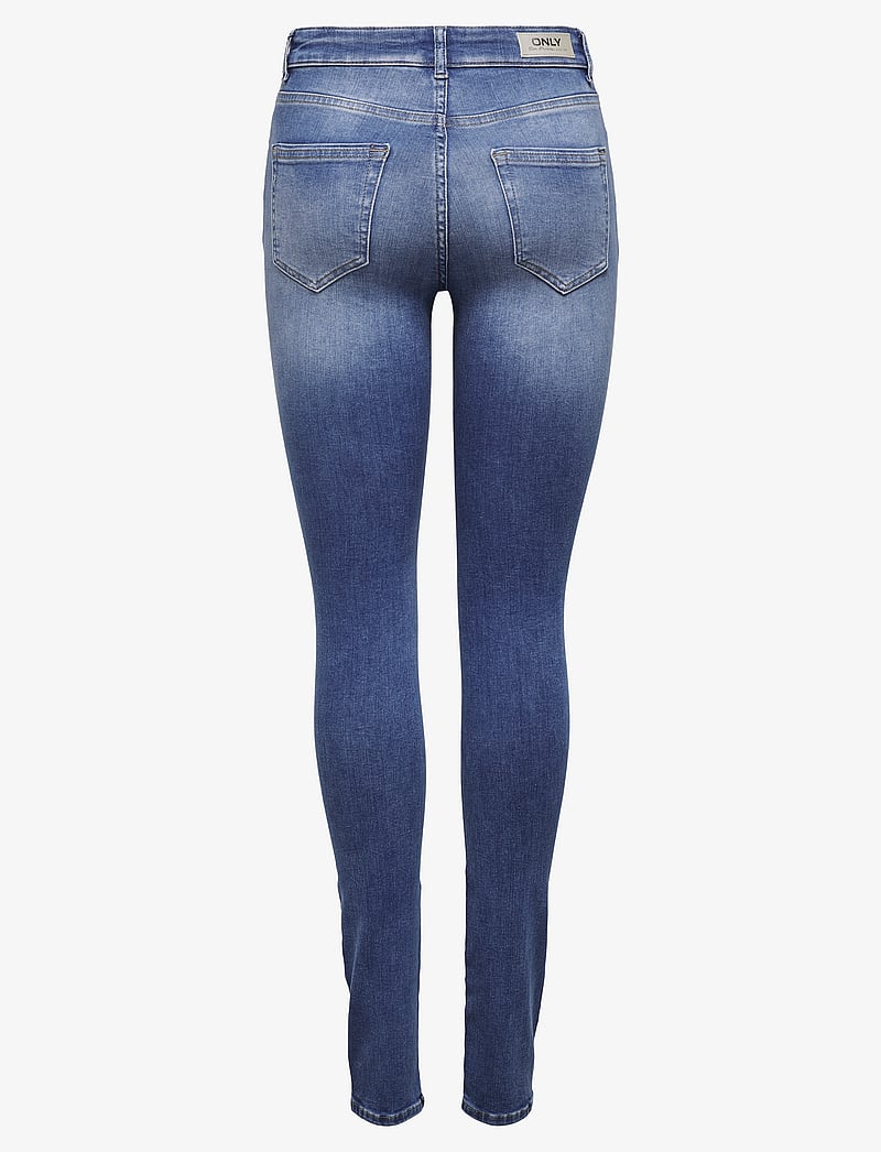 ONLY - ONLBLUSH MID SKINNY DNM REA12187 NOOS - liibuvad teksad - medium blue denim - 2