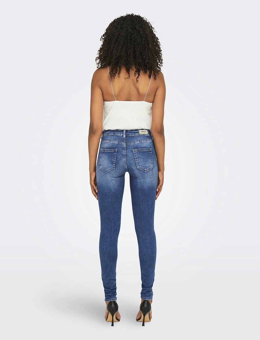 ONLY - ONLBLUSH MID SKINNY DNM REA12187 NOOS - skinny jeans - medium blue denim - 3