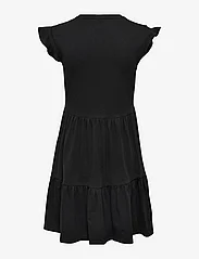 ONLY - ONLMAY CAP SLEEV FRIL DRESS JRS NOOS - de laveste prisene - black - 1