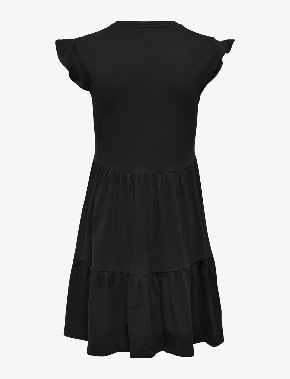 ONLY - ONLMAY CAP SLEEV FRIL DRESS JRS NOOS - sommerkjoler - black - 2