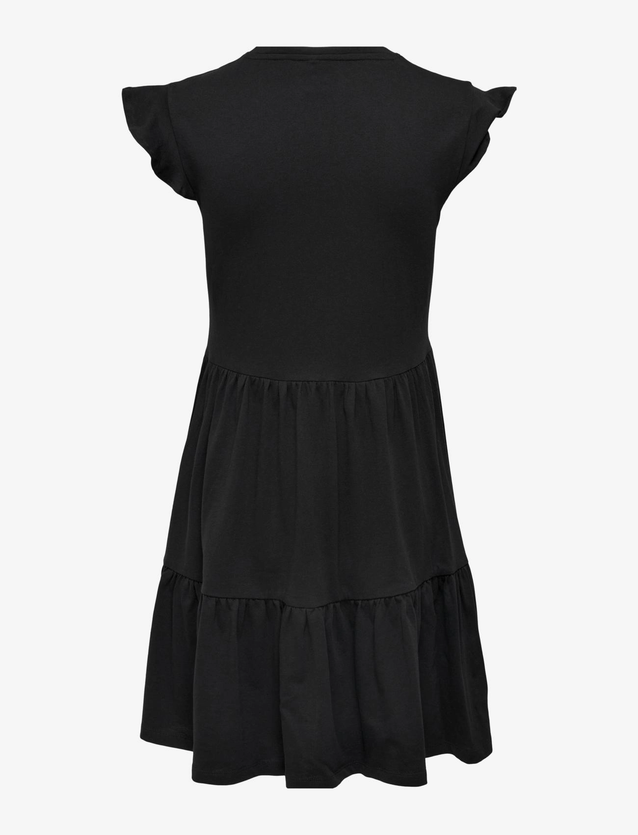 ONLY - ONLMAY LIFE CAP SLEEVES FRILL DRESS JRS - robes d'été - black - 2