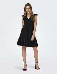 ONLY - ONLMAY CAP SLEEV FRIL DRESS JRS NOOS - lowest prices - black - 5
