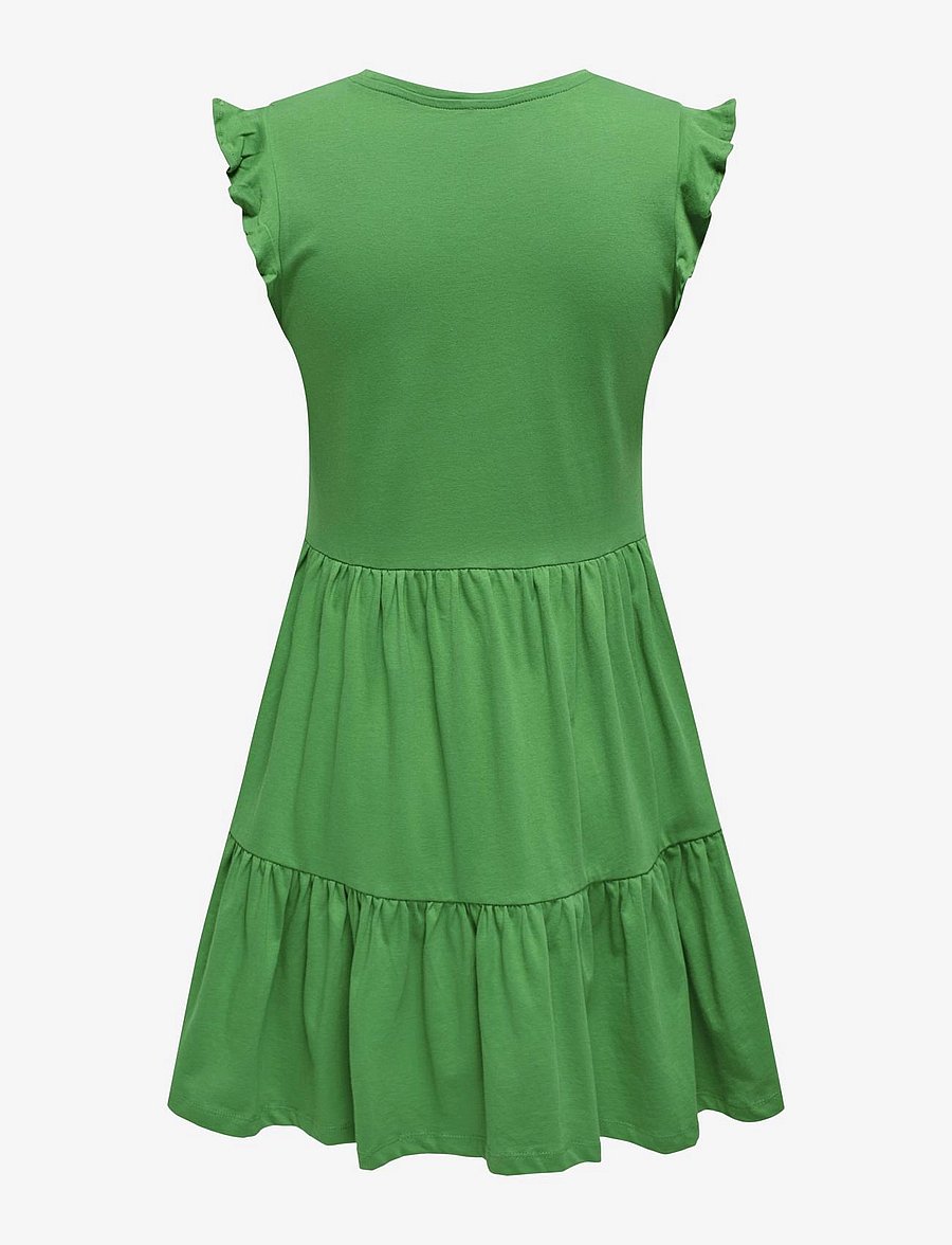 ONLY - ONLMAY CAP SLEEV FRIL DRESS JRS NOOS - sommerkleider - green bee - 2