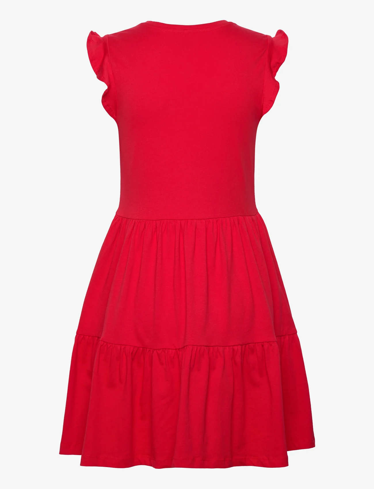 ONLY - ONLMAY CAP SLEEV FRIL DRESS JRS NOOS - lowest prices - high risk red - 1