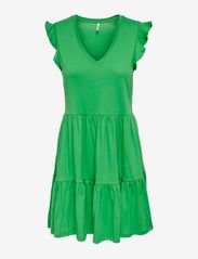 ONLY - ONLMAY CAP SLEEV FRIL DRESS JRS NOOS - lägsta priserna - kelly green - 0