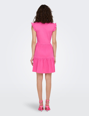 ONLY - ONLMAY CAP SLEEV FRIL DRESS JRS NOOS - laveste priser - shocking pink - 3
