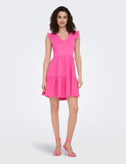ONLY - ONLMAY CAP SLEEV FRIL DRESS JRS NOOS - lowest prices - shocking pink - 4