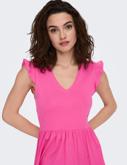 ONLY - ONLMAY CAP SLEEV FRIL DRESS JRS NOOS - lägsta priserna - shocking pink - 6