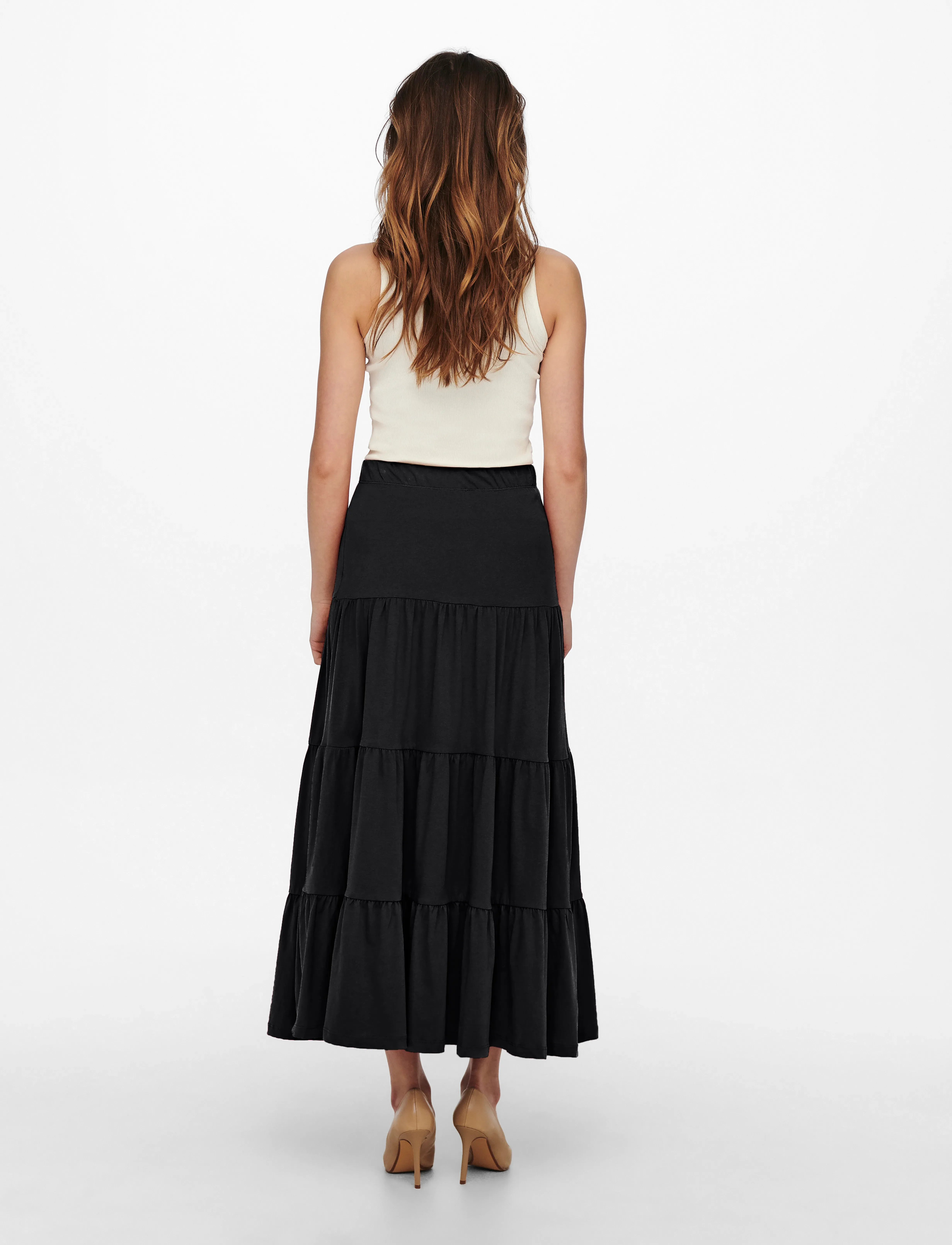 ONLY - ONLMAY LIFE MAXI SKIRT JRS NOOS - maxi skirts - black - 3