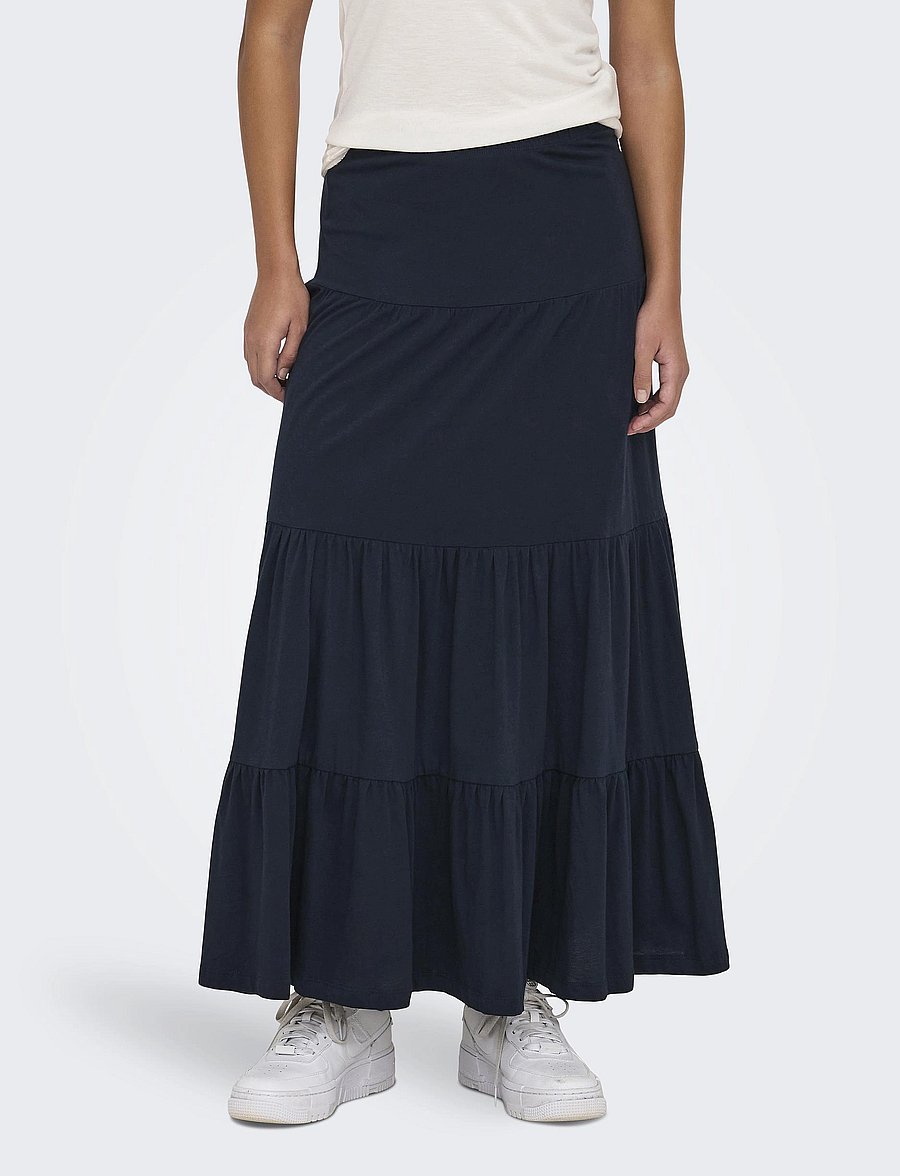 ONLY - ONLMAY LIFE MAXI SKIRT JRS - maksiseelikud - night sky - 0