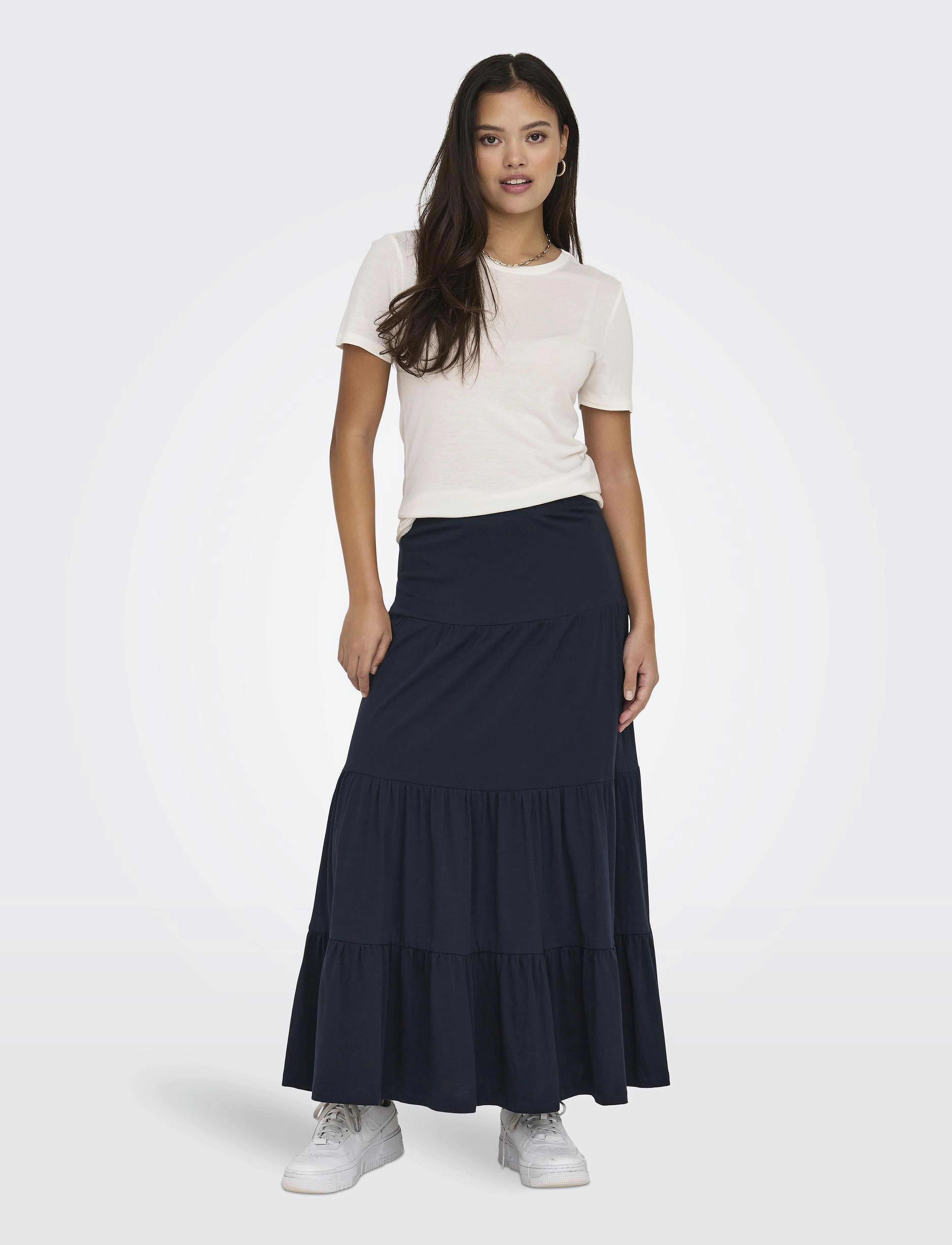 ONLY - ONLMAY LIFE MAXI SKIRT JRS NOOS - maxikjolar - night sky - 4