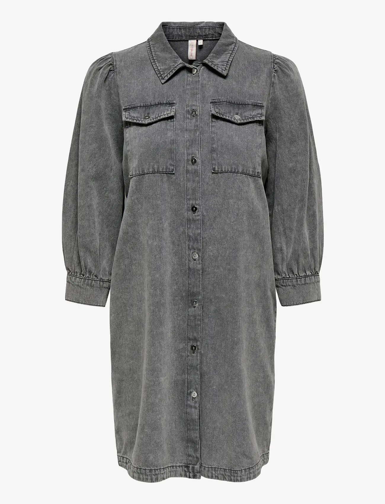 ONLY - ONLFELICA DNM DRESS NOOS - shirt dresses - medium grey denim - 1