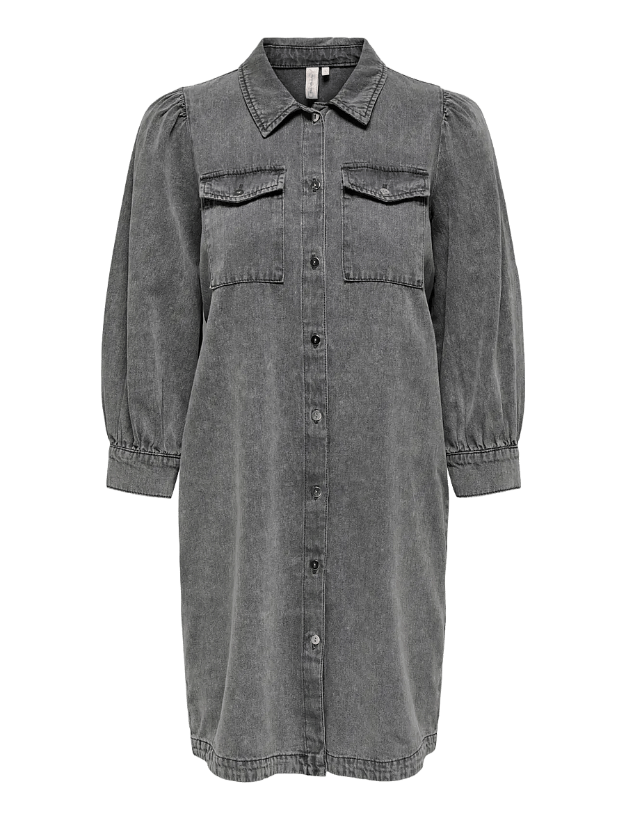 ONLY - ONLFELICA DNM DRESS NOOS - skjortekjoler - medium grey denim - 1