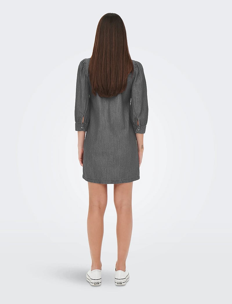ONLY - ONLFELICA DNM DRESS NOOS - robes chemises - medium grey denim - 3