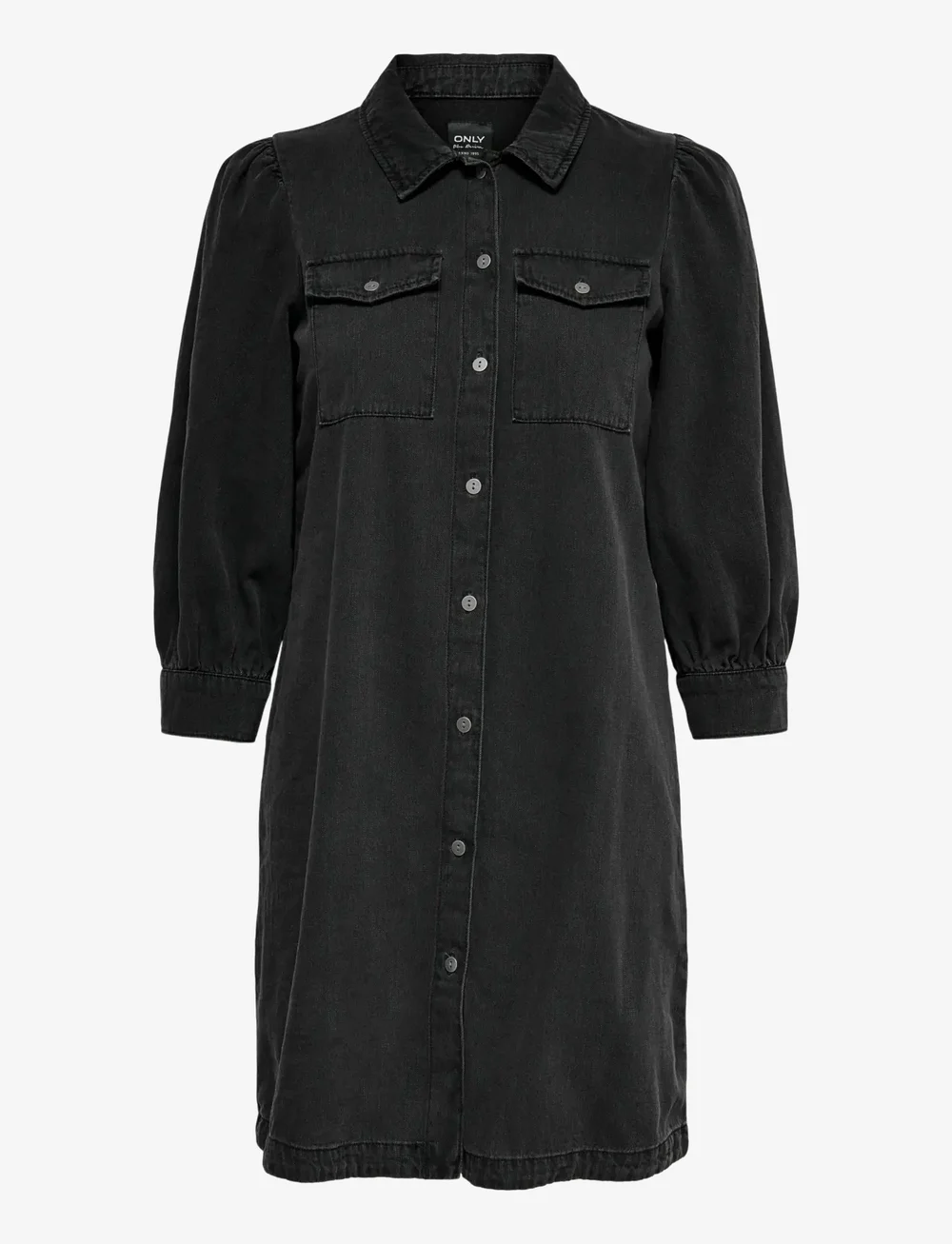 ONLY - ONLFELICA DNM DRESS NOOS - shirt dresses - washed black - 1