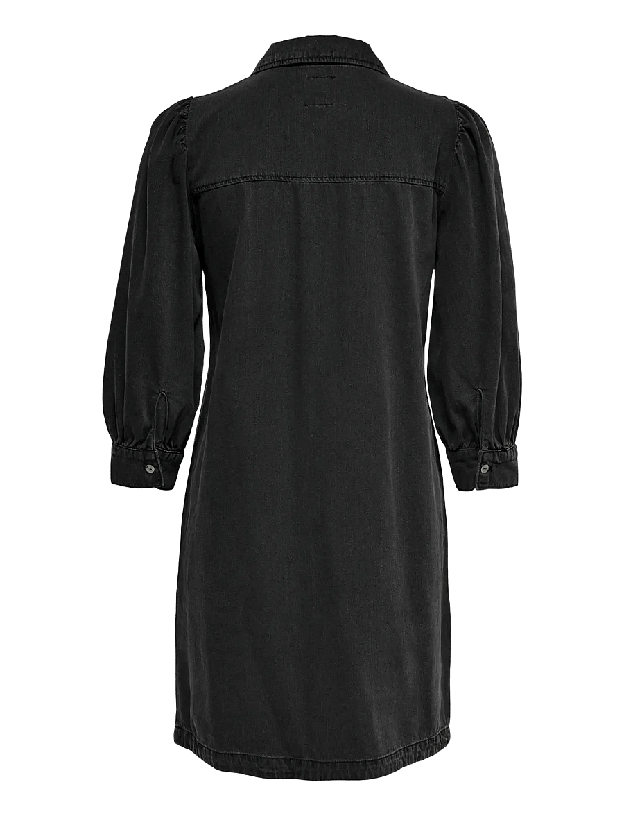 ONLY - ONLFELICA DNM DRESS NOOS - hemdkleider - washed black - 2