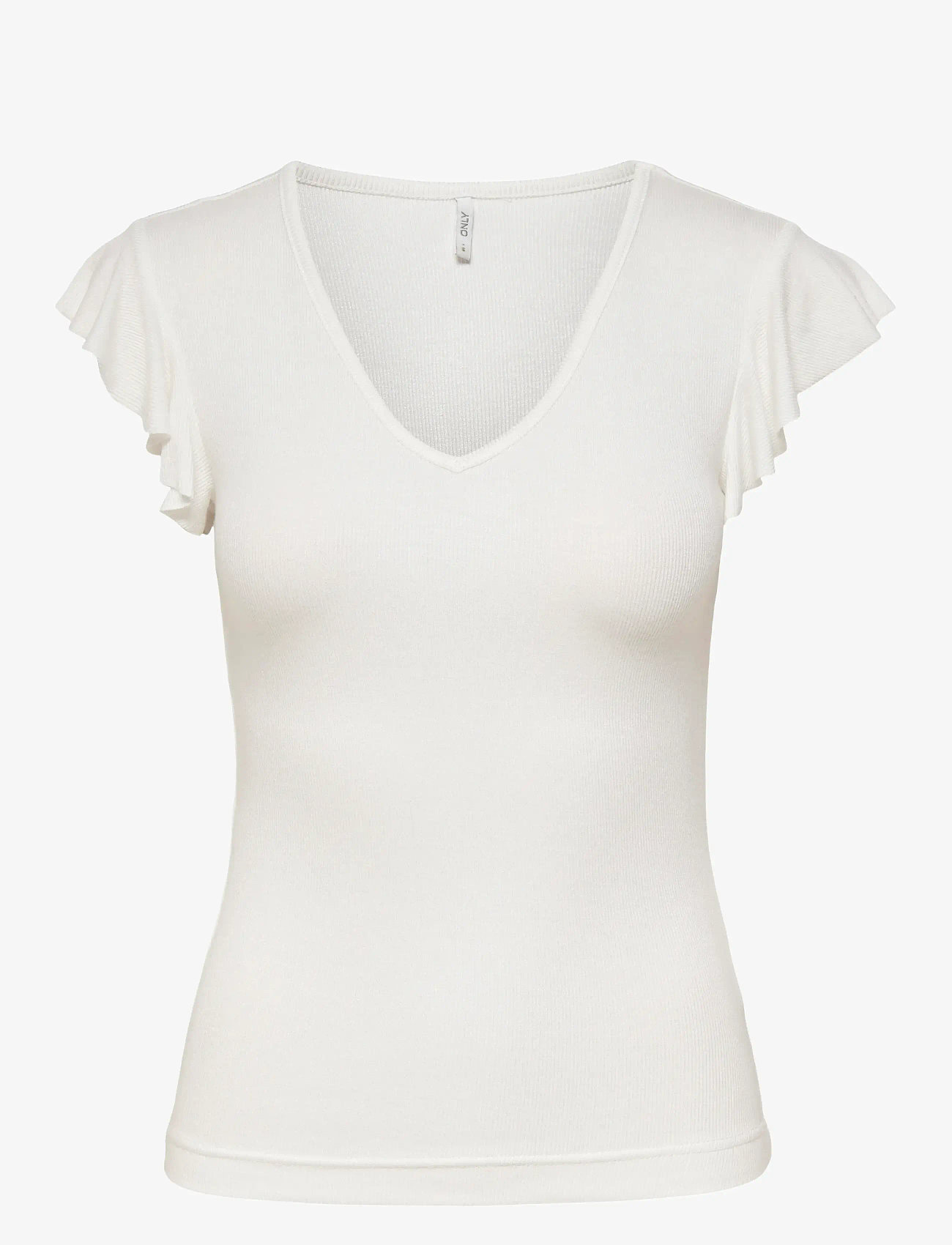 ONLY - ONLBELIA CAP SLEEVE TOP JRS NOOS - t-shirts - cloud dancer - 1