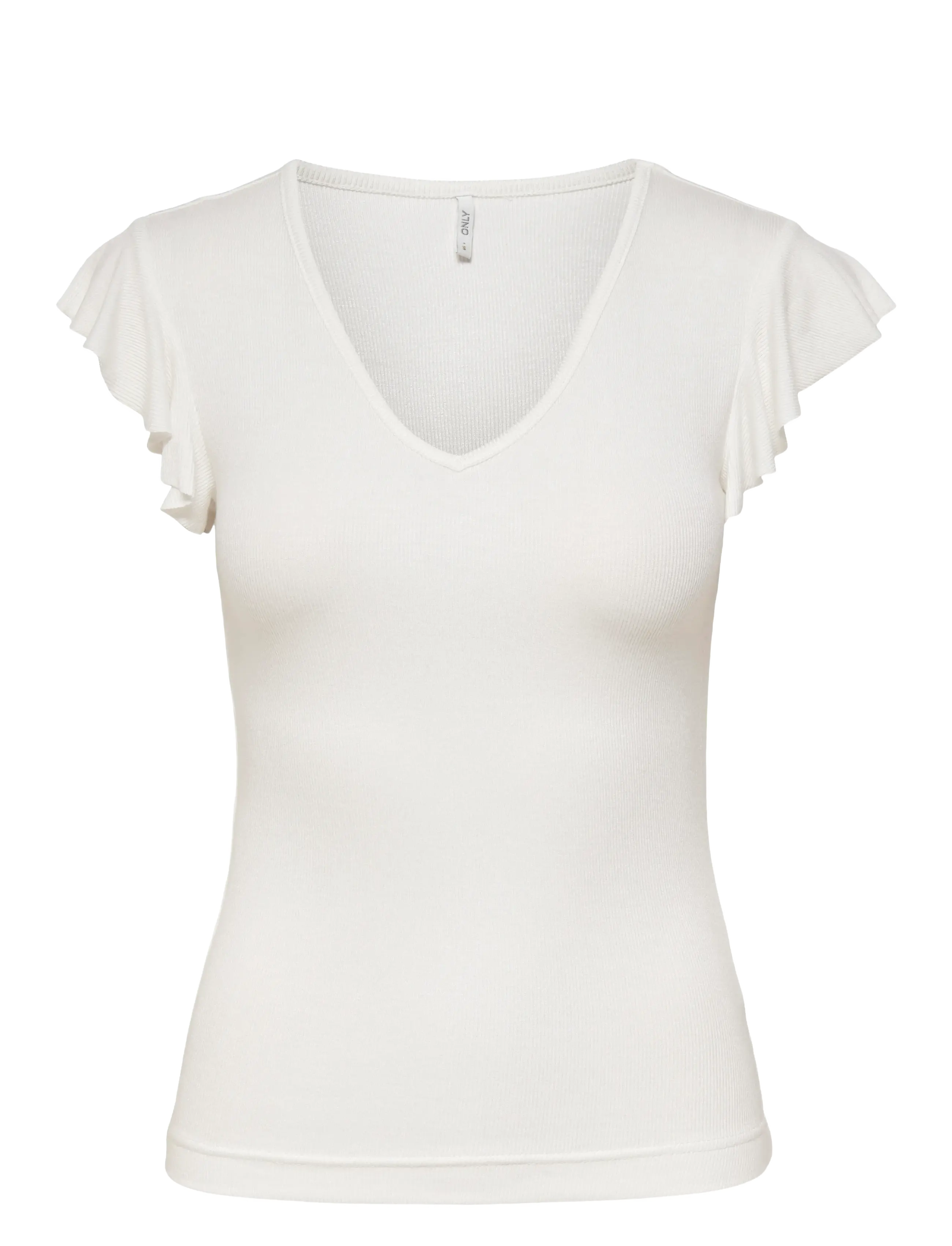 ONLY ONLBELIA CAP SLEEVE TOP JRS NOOS - Riided - CLOUD DANCER / white