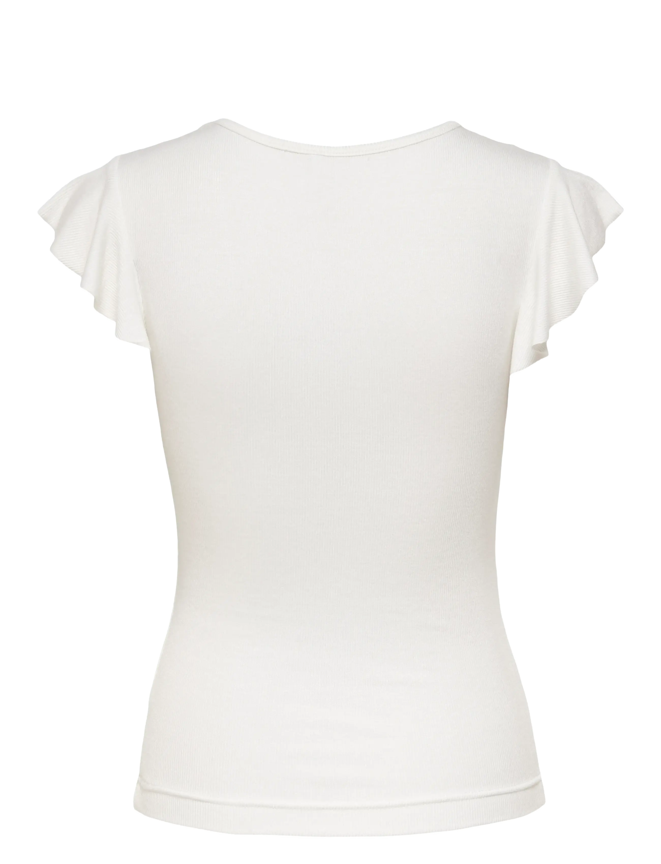 ONLY - ONLBELIA CAP SLEEVE TOP JRS NOOS - t-särgid - cloud dancer - 2