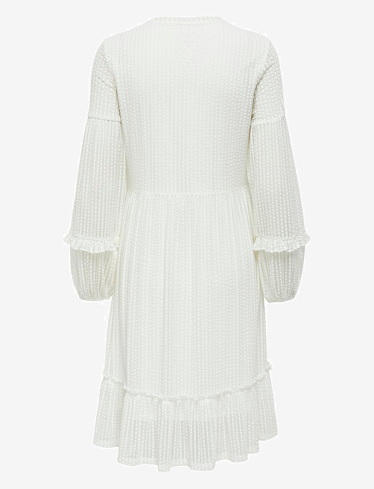 ONLY - ONLNAJA L/S BALOON DRESS CS JRS - konfirmation - cloud dancer - 2