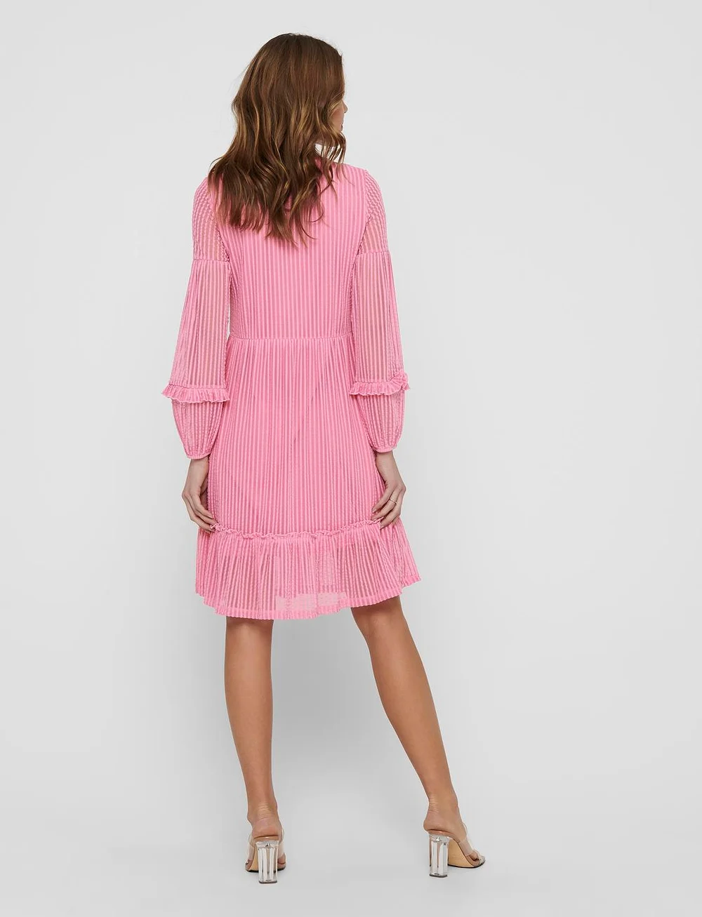 ONLY - ONLNAJA L/S BALOON DRESS CS JRS - konfirmationstøj - sachet pink - 3