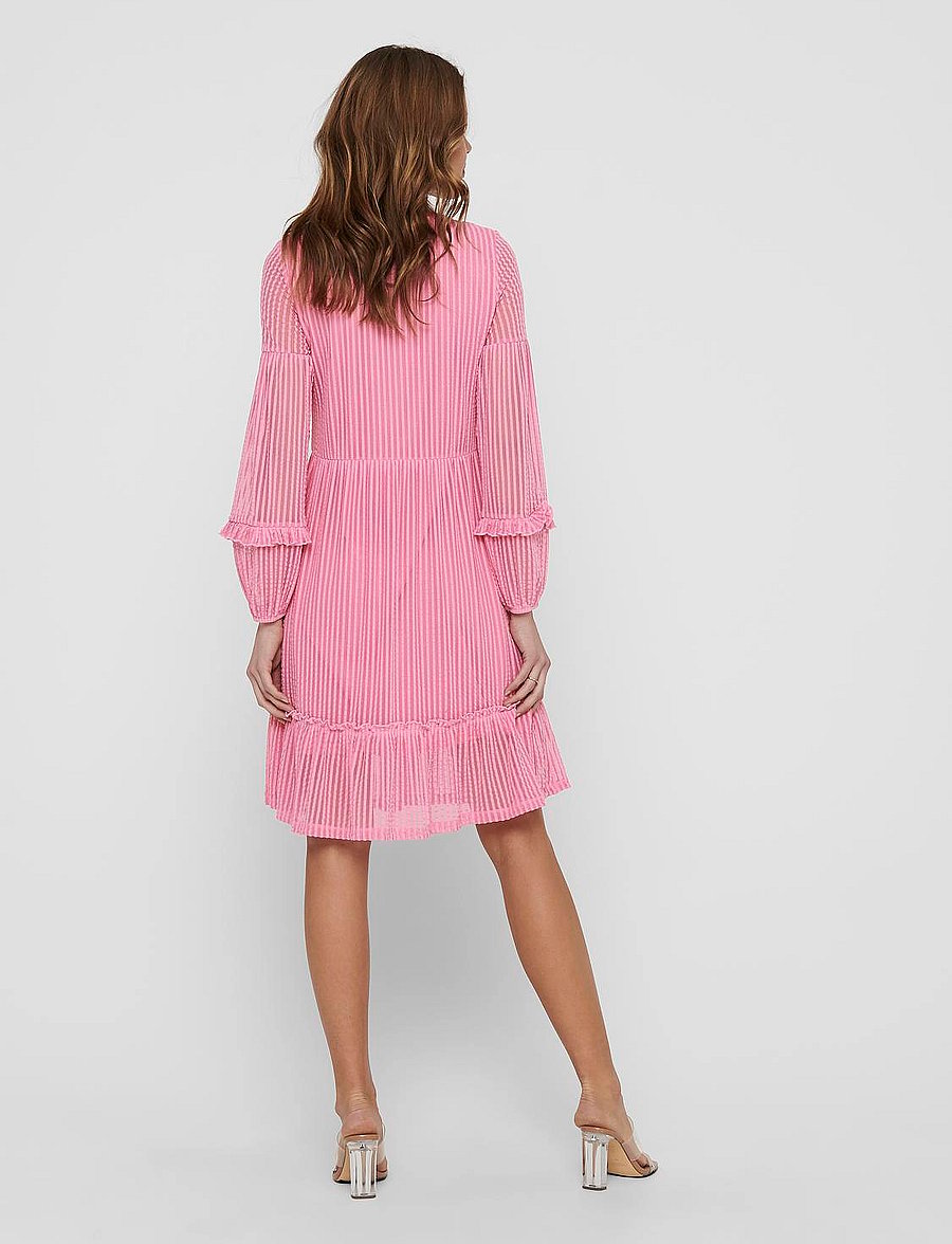 ONLY - ONLNAJA L/S BALOON DRESS CS JRS - konfirmation - sachet pink - 3