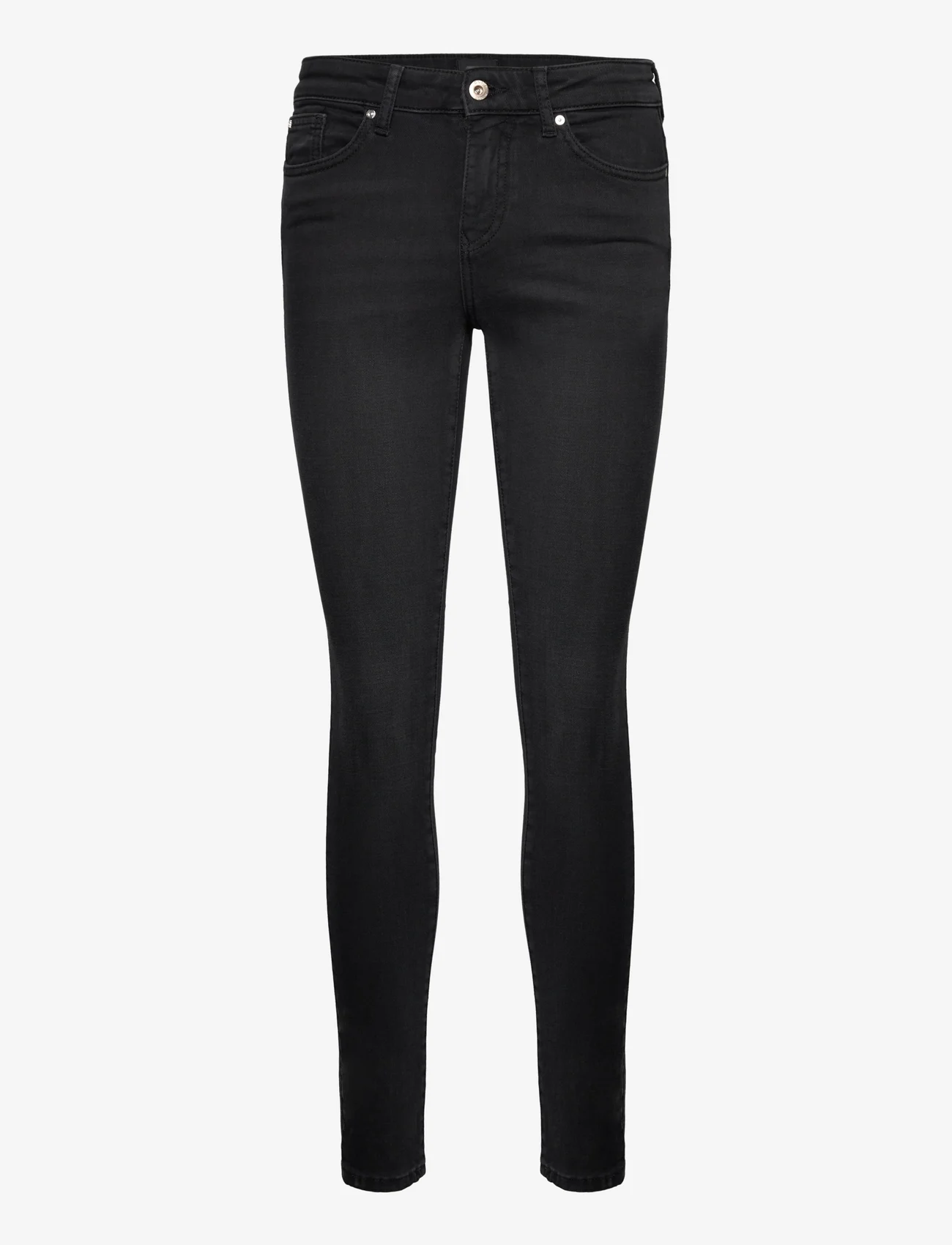 ONLY - ONLANNE K MID SKINNY AGI 442 NOOS - skinny jeans - black - 0