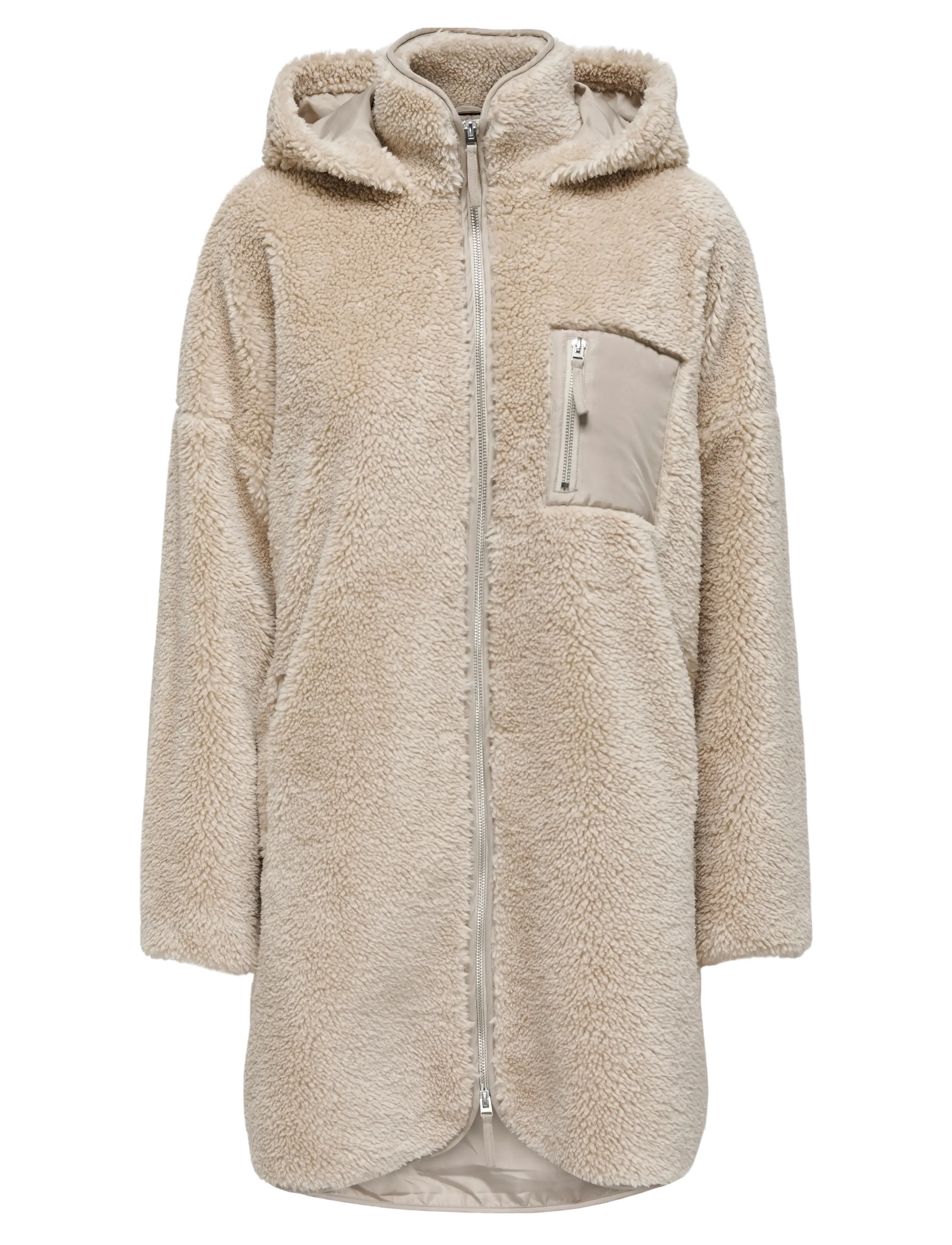 ONLY - ONLSASCHA SHERPA JACKET LIFE OTW NOOS - cuban sand - 1