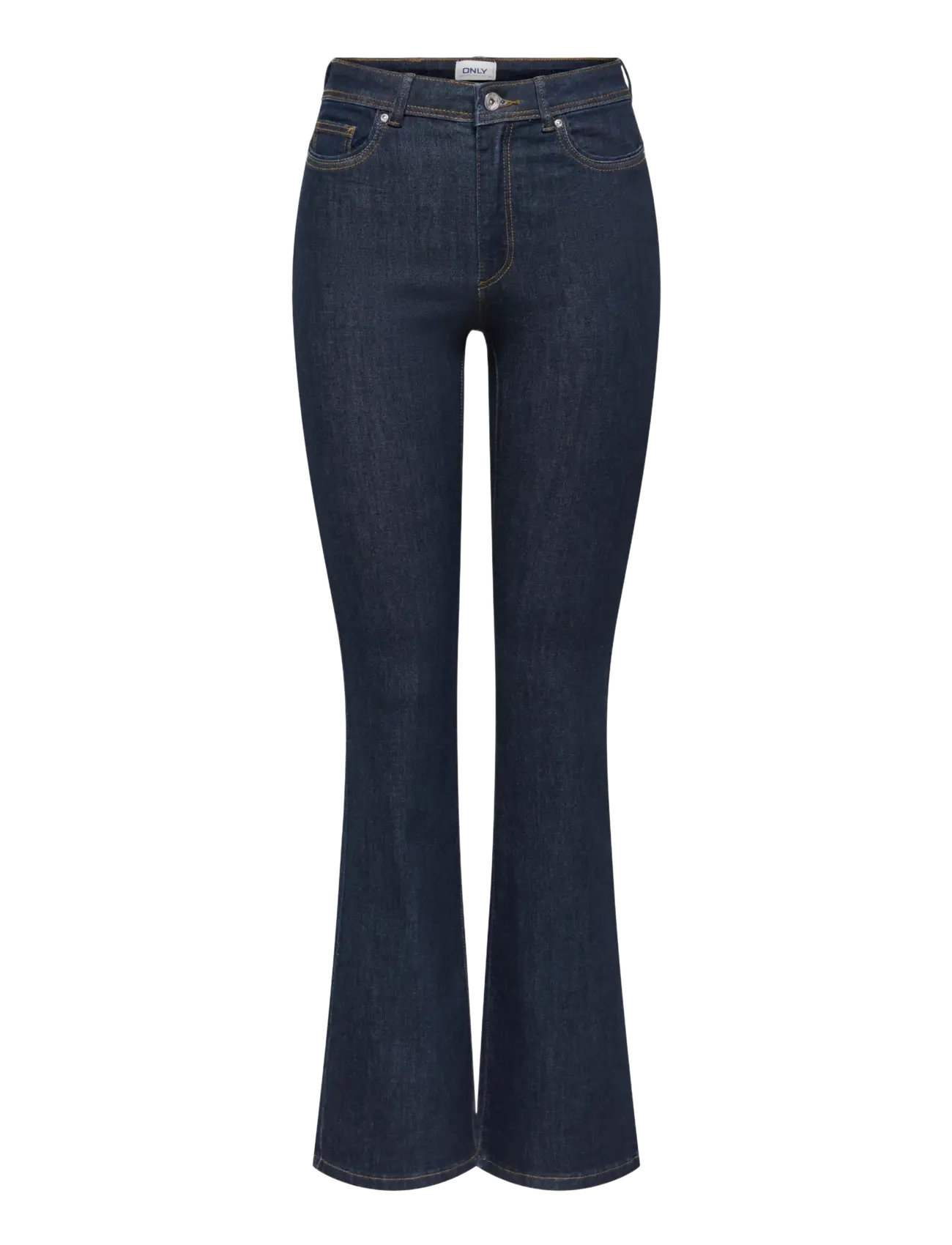 ONLY ONLWAUW HW FLARED RINSE DNM GUA030 NOOS - Flared jeans - DARK BLUE DENIM / navy