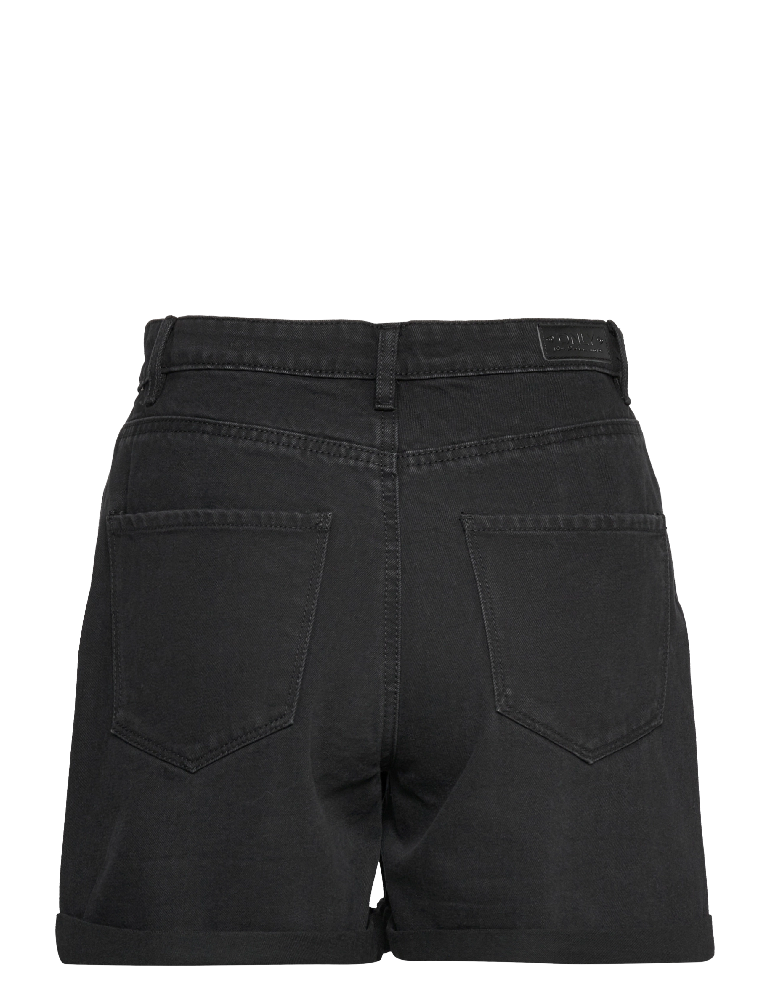 ONLY - ONLVEGA HW MOM DNM SHORTS NOOS - jorts - black denim - 2