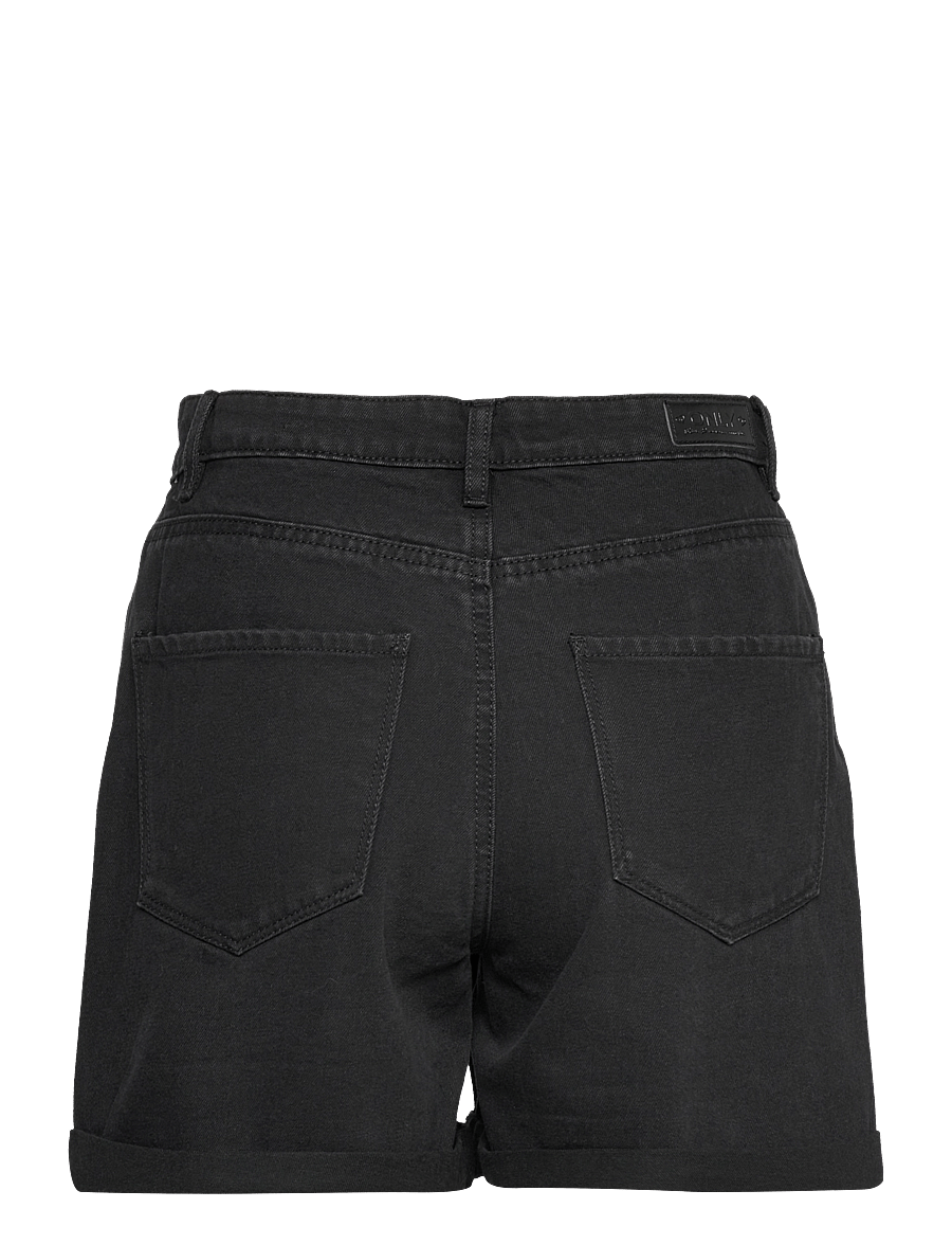 ONLY - ONLVEGA HW MOM DNM SHORTS NOOS - jeansshorts - black denim - 2
