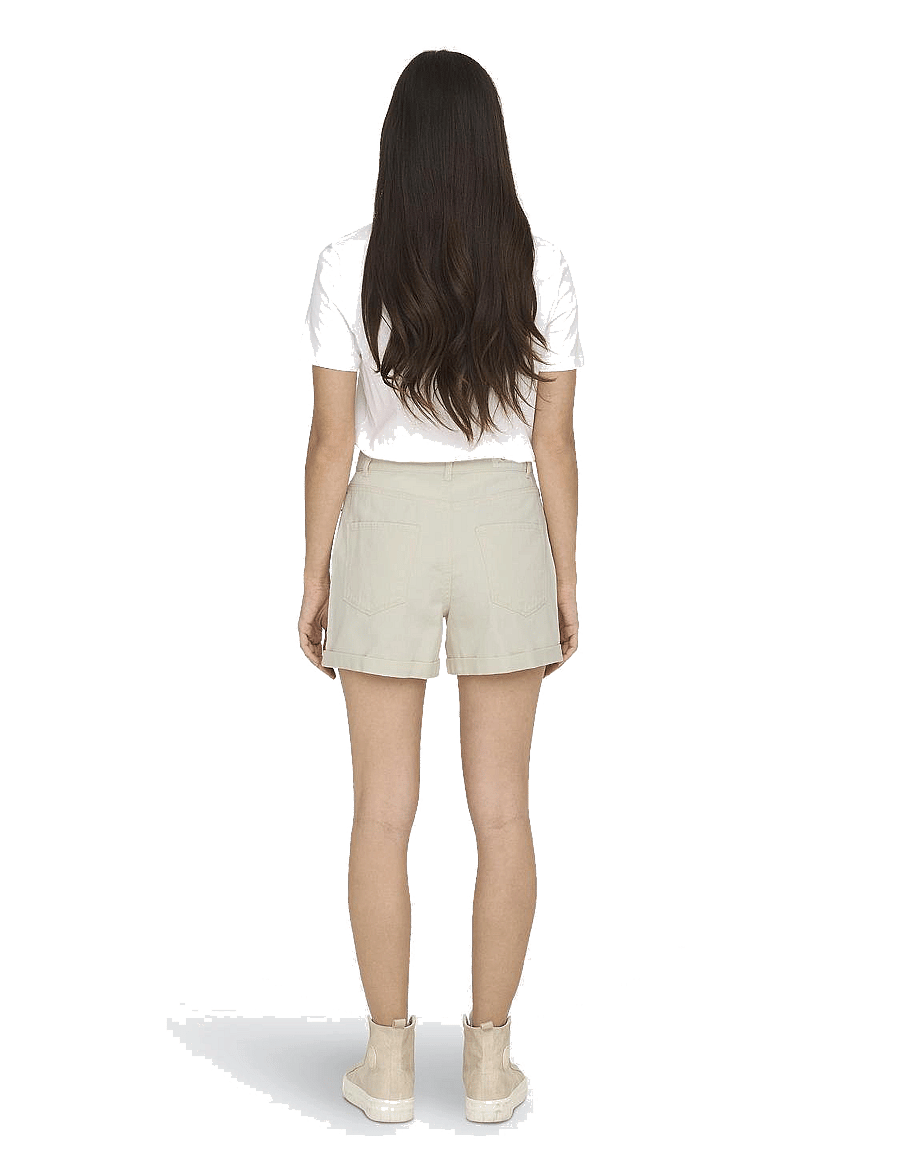 ONLY - ONLVEGA HW MOM DNM SHORTS NOOS - džinsa šorti - ecru - 3