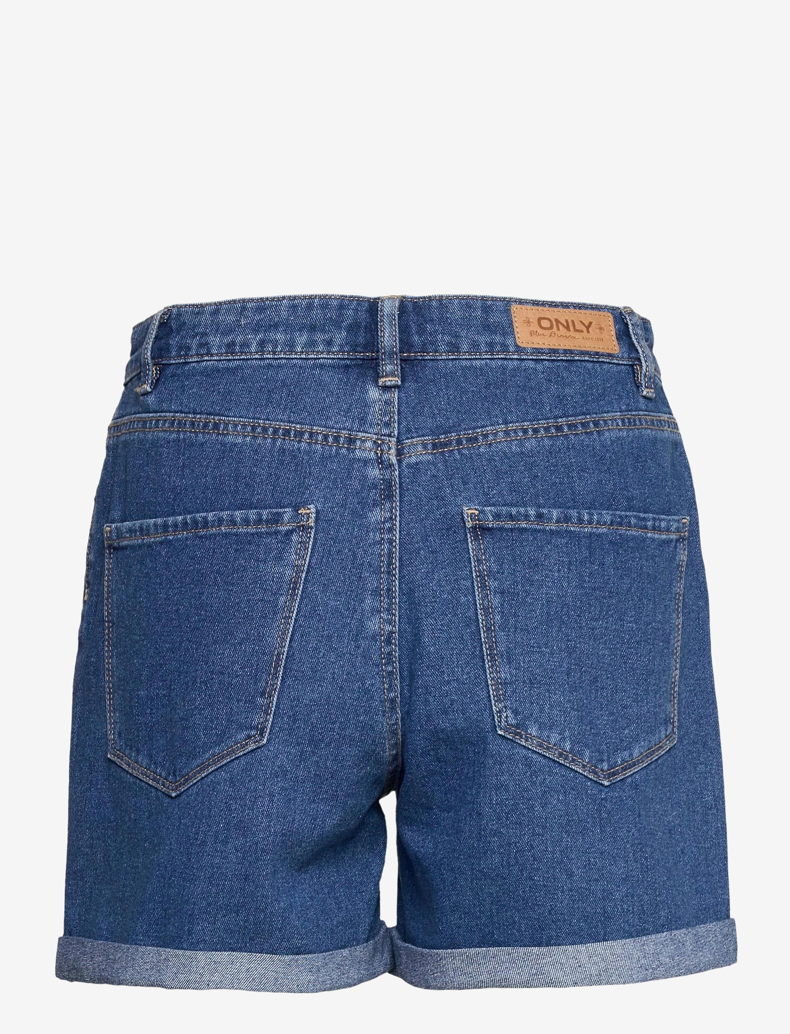 ONLY - ONLVEGA HW MOM DNM SHORTS NOOS - jorts - medium blue denim - 2