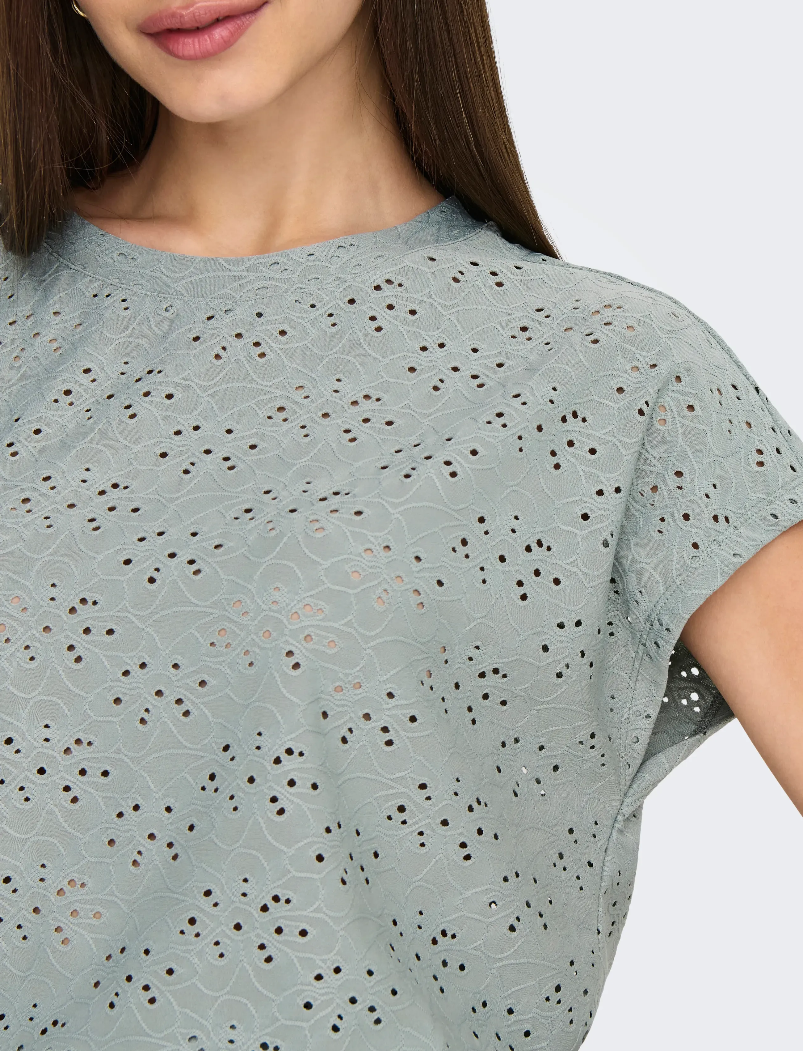 ONLY - ONLSMILLA S/S TOP JRS NOOS - kortærmede bluser - abyss - 5