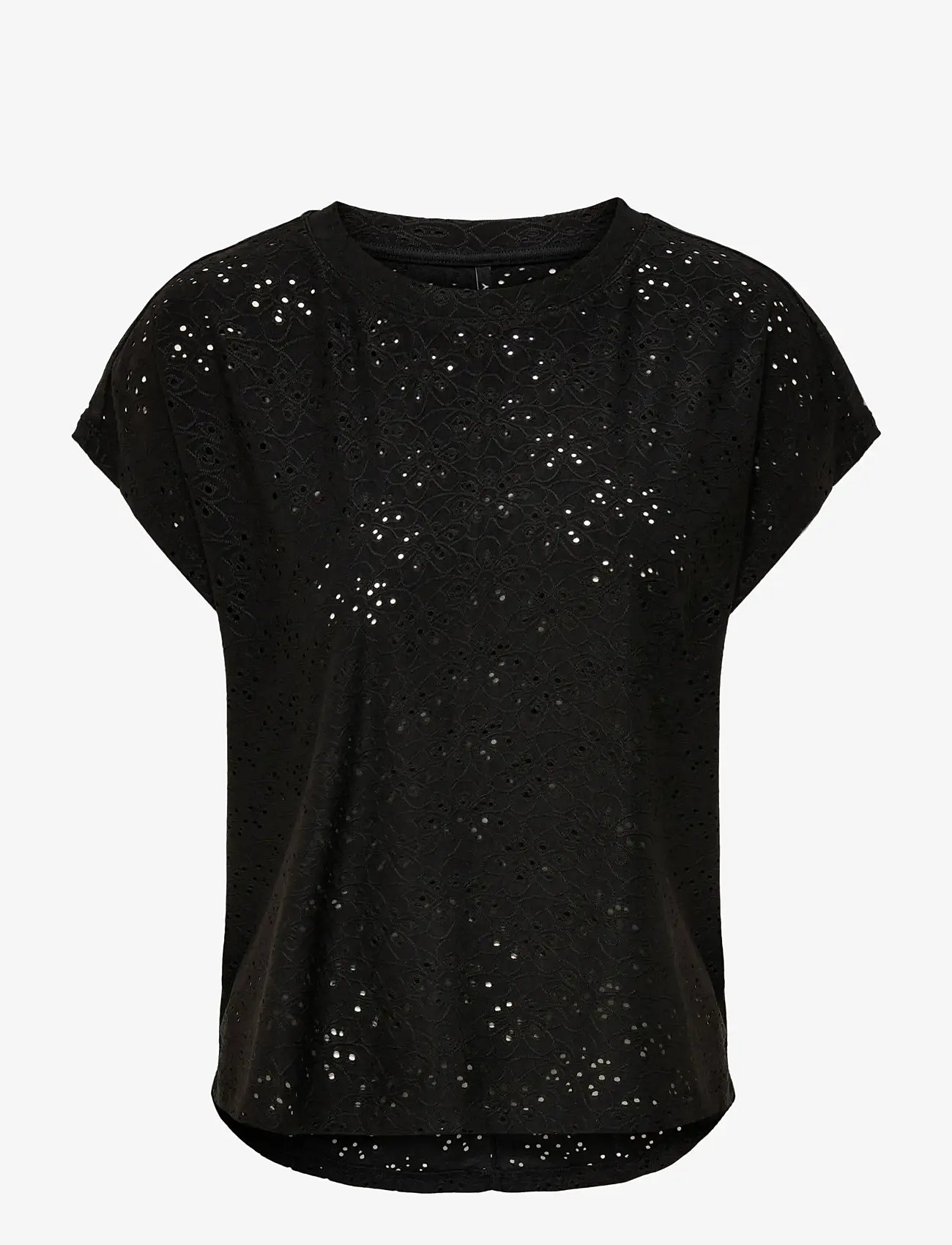 ONLY - ONLSMILLA S/S TOP JRS NOOS - kurzämlige blusen - black - 1