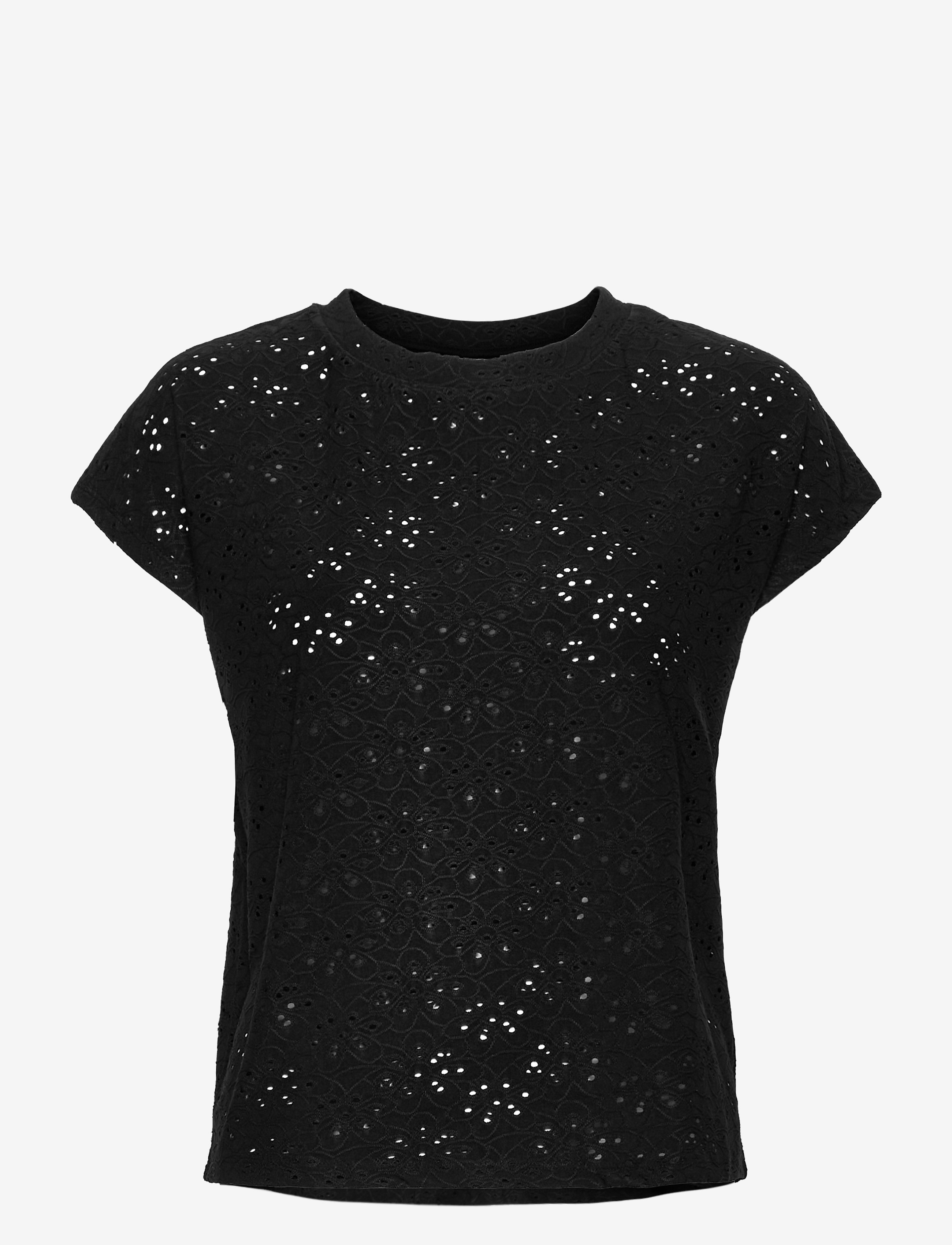 ONLY ONLSMILLA S/S TOP JRS NOOS - Bluser & Skjorter - BLACK / black