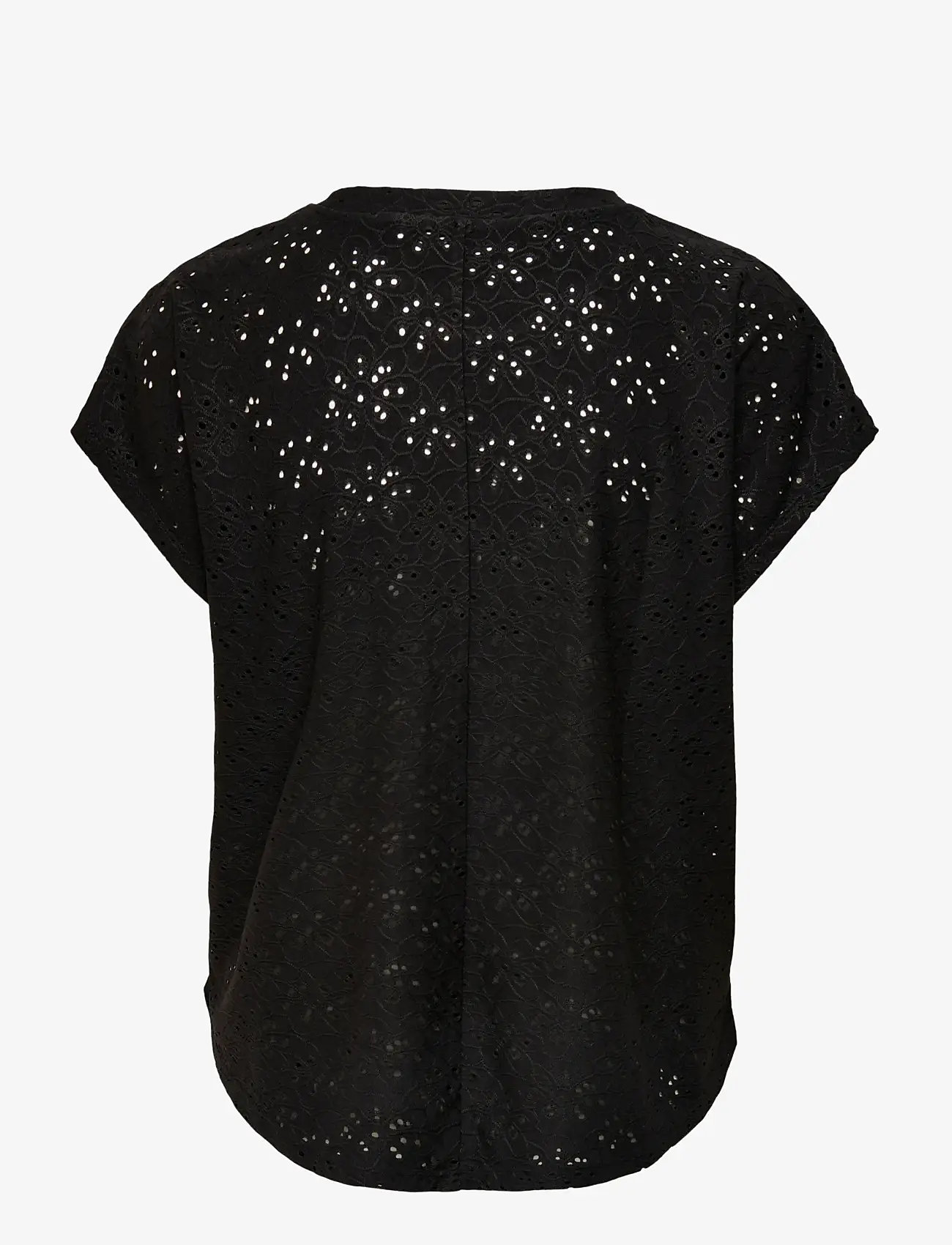 ONLY - ONLSMILLA S/S TOP JRS NOOS - kurzämlige blusen - black - 2